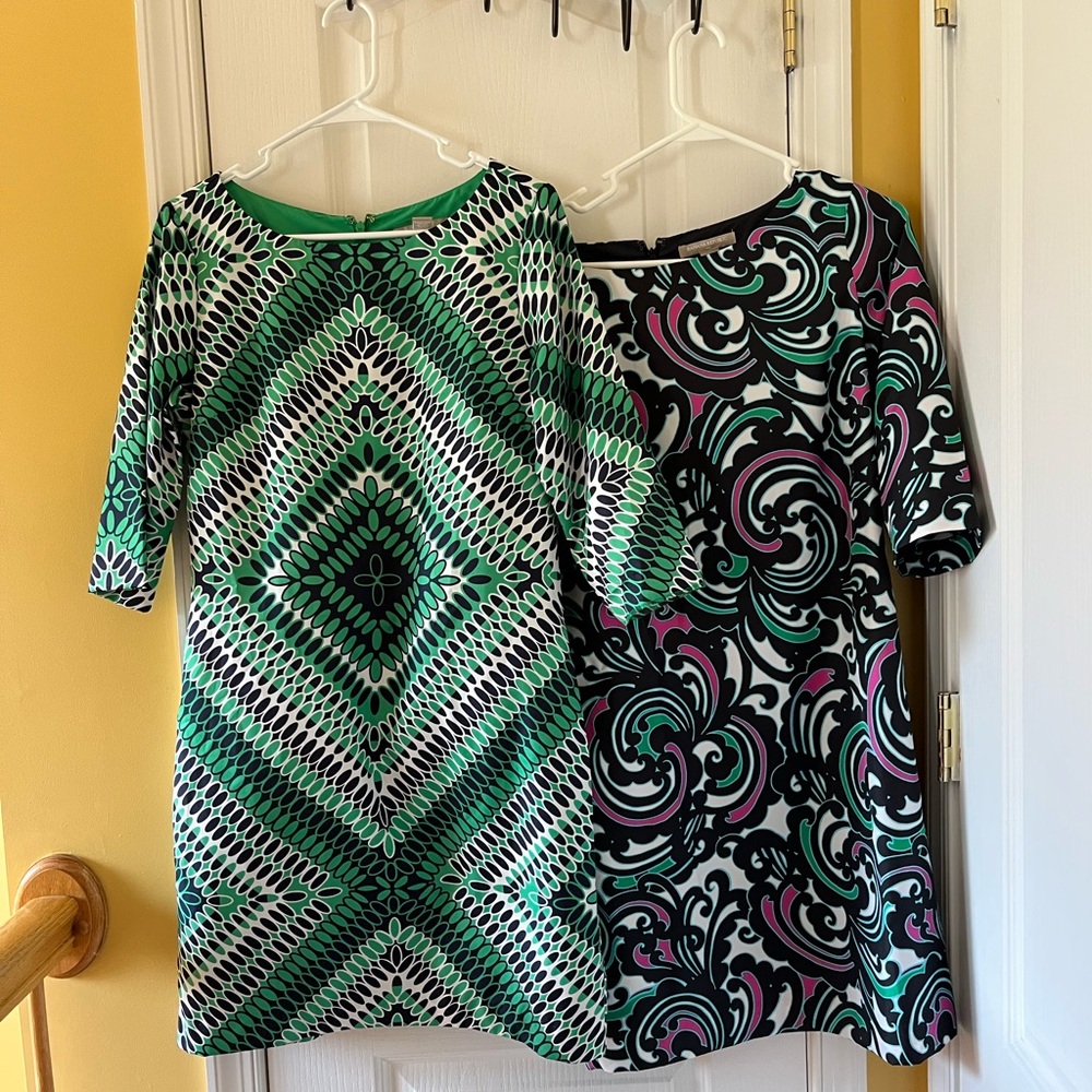 Banana Republic Patterned Dress x2